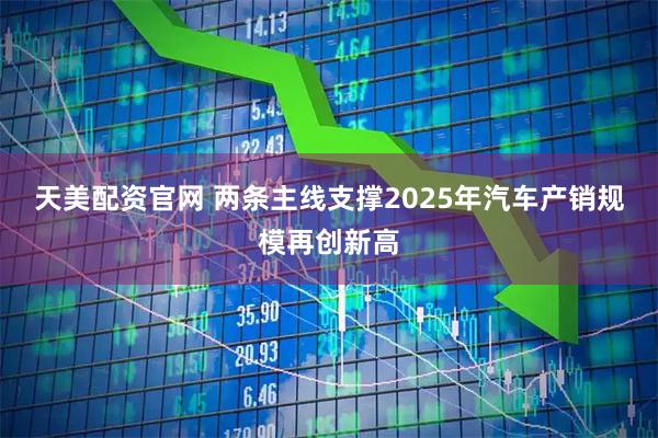 天美配资官网 两条主线支撑2025年汽车产销规模再创新高