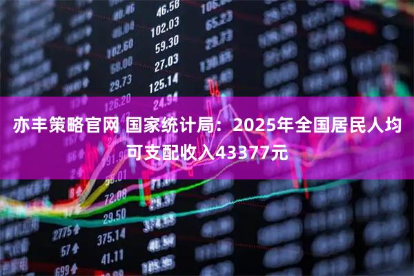 亦丰策略官网 国家统计局：2025年全国居民人均可支配收入43377元
